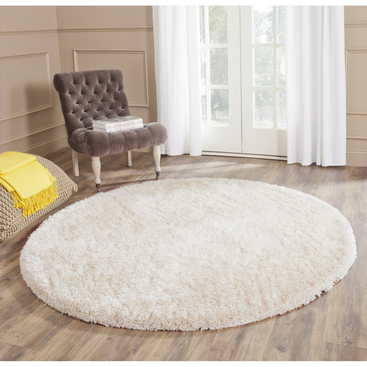 SAFAVIEH South Beach Shag SBS562C Handmade Champagne Rug Image 2