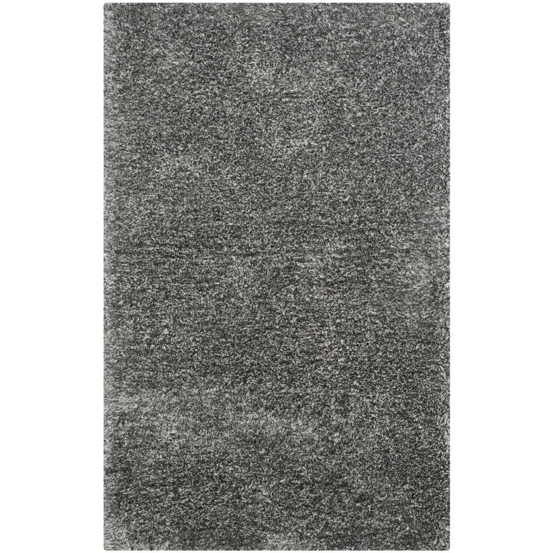 SAFAVIEH South Beach Shag SBS562H Steel Grey Rug Image 1