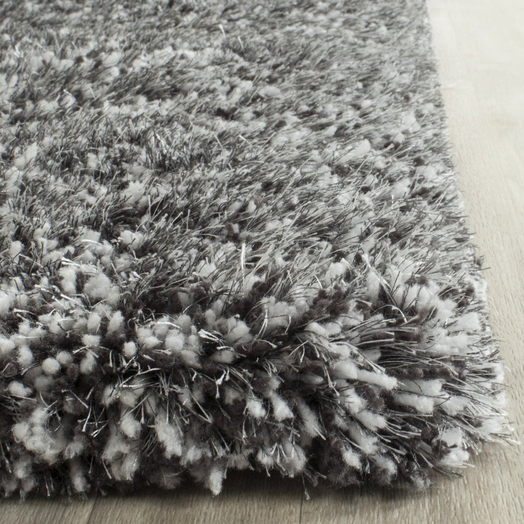 SAFAVIEH South Beach Shag SBS562H Steel Grey Rug Image 3