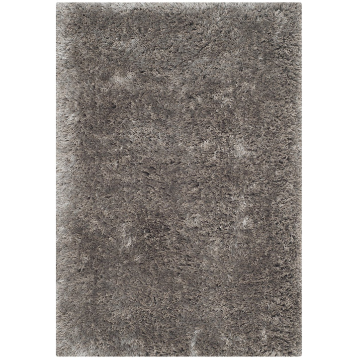 SAFAVIEH South Beach Shag SBS562B Handmade Silver Rug Image 1