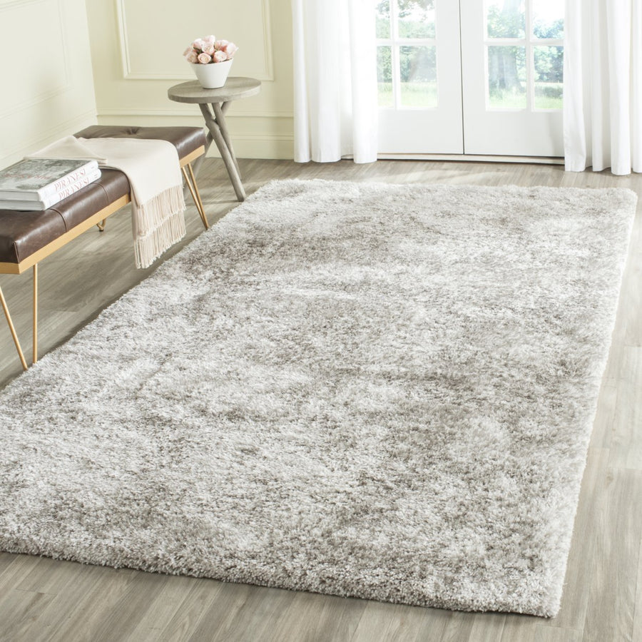 SAFAVIEH South Beach Shag SBS562K Handmade Ice Rug Image 1