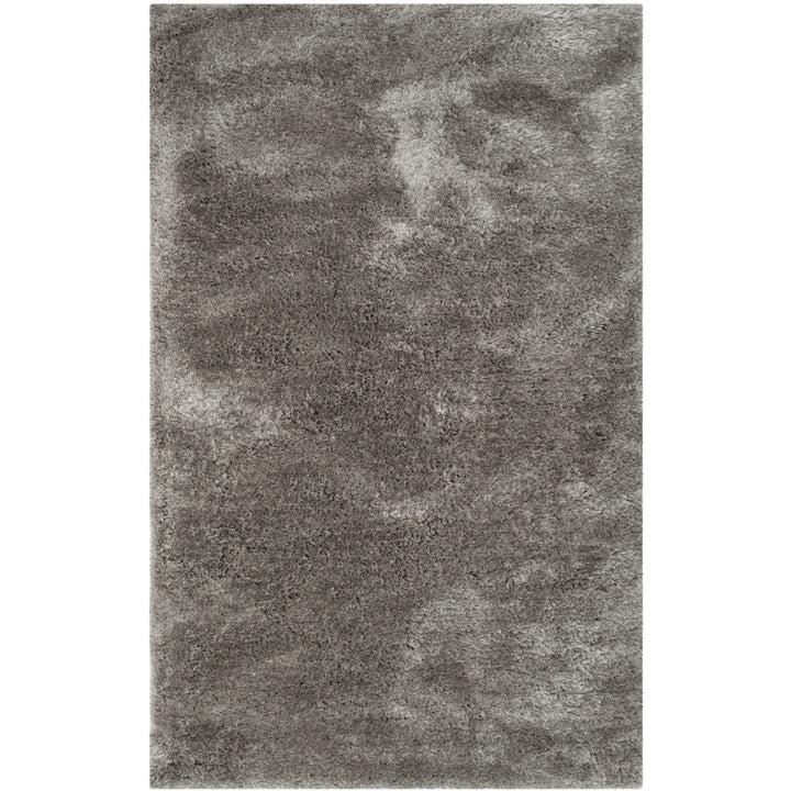 SAFAVIEH South Beach Shag SBS562B Handmade Silver Rug Image 11