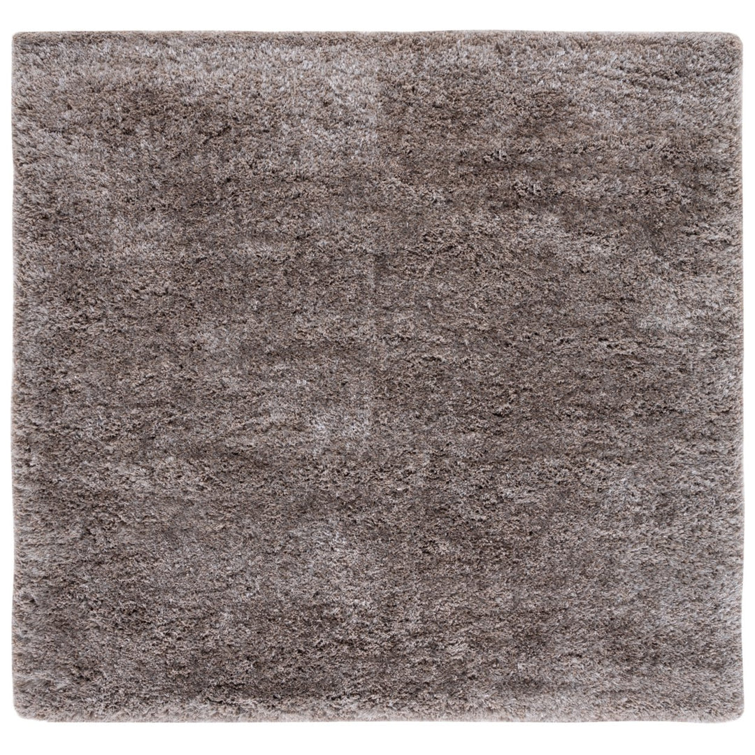 SAFAVIEH South Beach Shag SBS570B Handmade Silver Rug Image 1