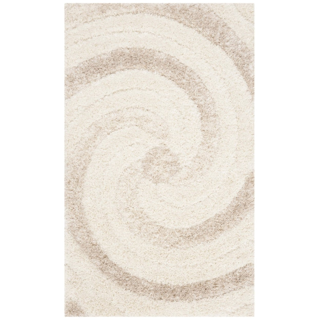 SAFAVIEH Selarmo Collection SEL867C Cream / Beige Rug Image 7