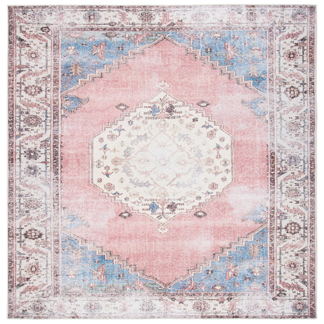 SAFAVIEH Serapi Collection SEP357A Ivory / Pink Rug Image 1