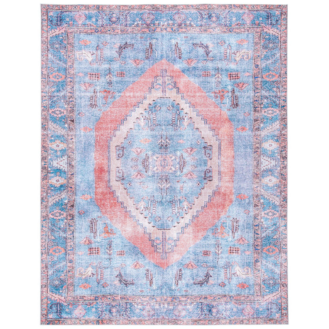 SAFAVIEH Serapi Collection SEP356J Light Blue / Beige Rug Image 1