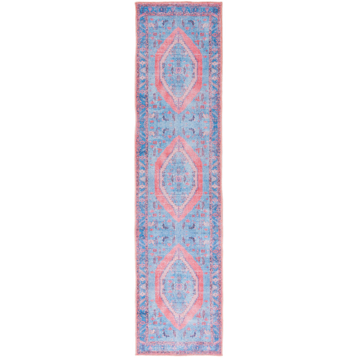 SAFAVIEH Serapi Collection SEP356J Light Blue / Beige Rug Image 5