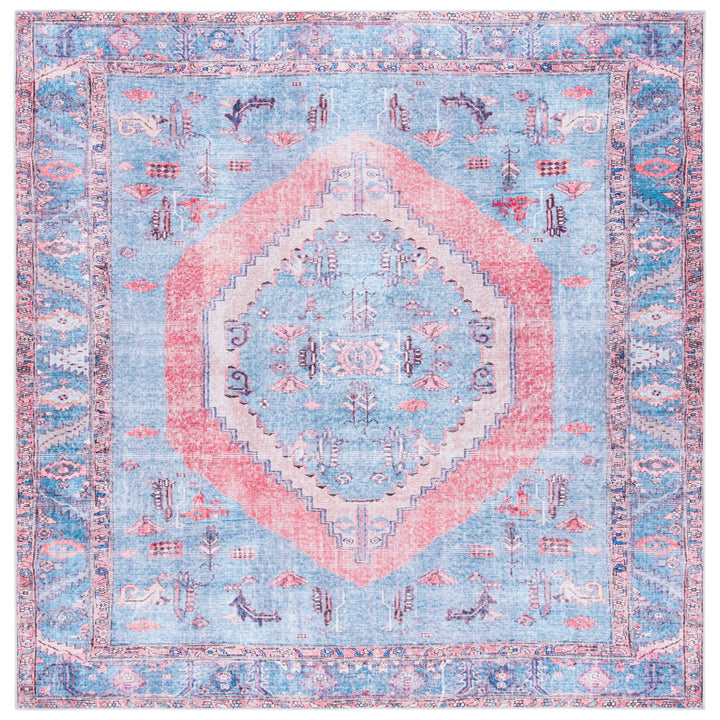 SAFAVIEH Serapi Collection SEP356J Light Blue / Beige Rug Image 6