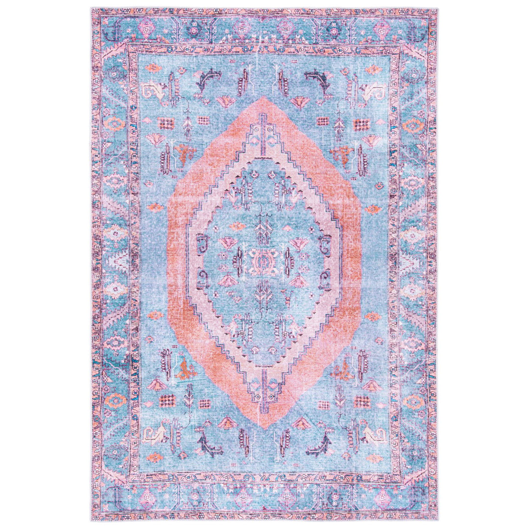 SAFAVIEH Serapi Collection SEP356J Light Blue / Beige Rug Image 10