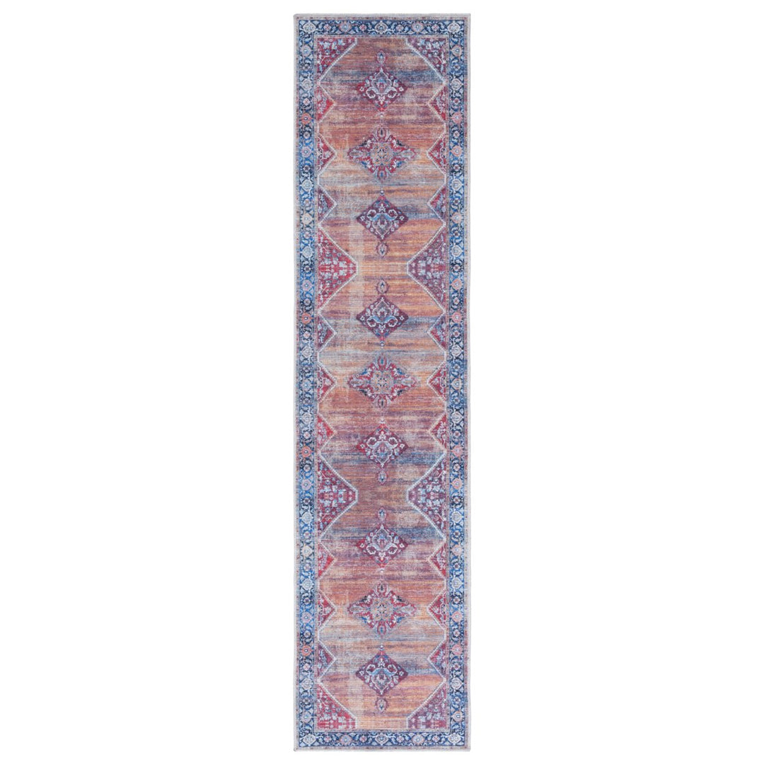 SAFAVIEH Serapi Collection SEP376P Rust / Navy Rug Image 5