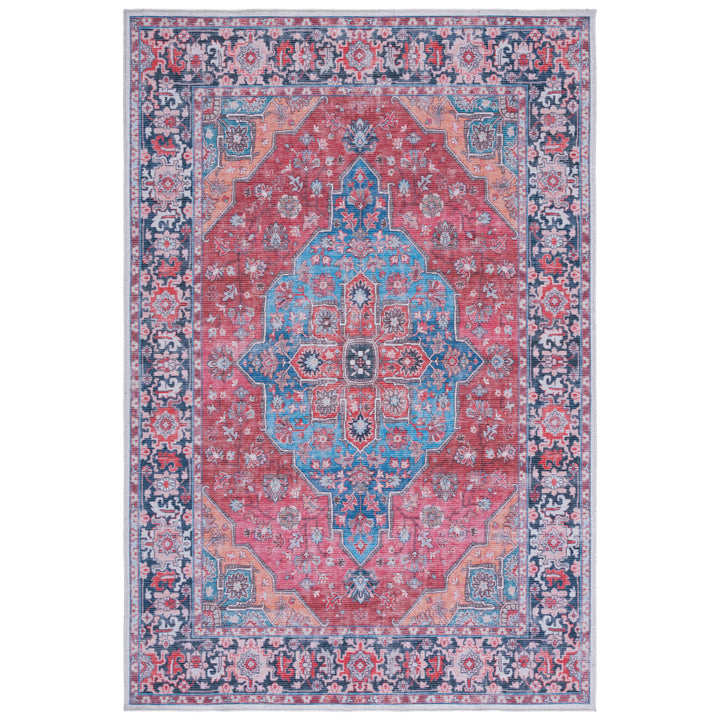 SAFAVIEH Serapi Collection SEP369M Blue / Rust Rug Image 1