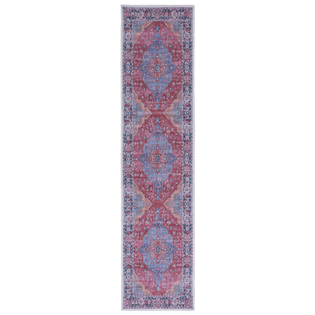 SAFAVIEH Serapi Collection SEP369M Blue / Rust Rug Image 4