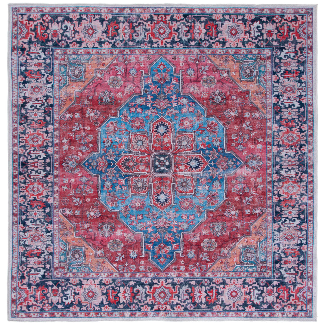 SAFAVIEH Serapi Collection SEP369M Blue / Rust Rug Image 5