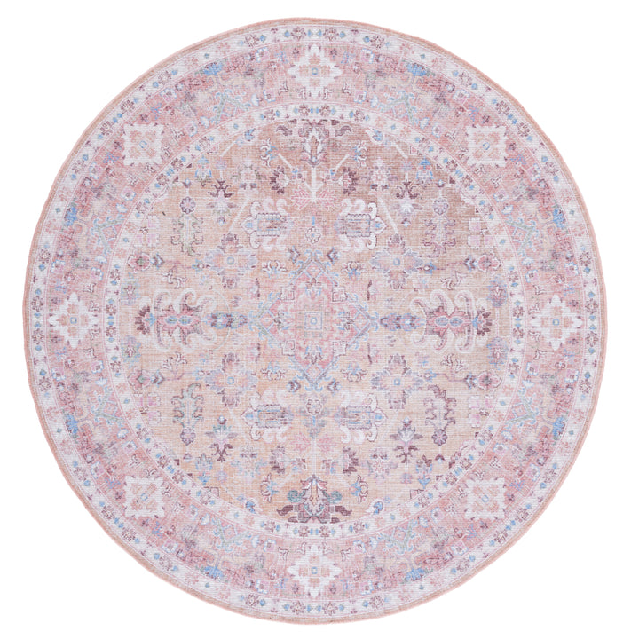 SAFAVIEH Serapi Collection SEP515B Beige / Pink Rug Image 4