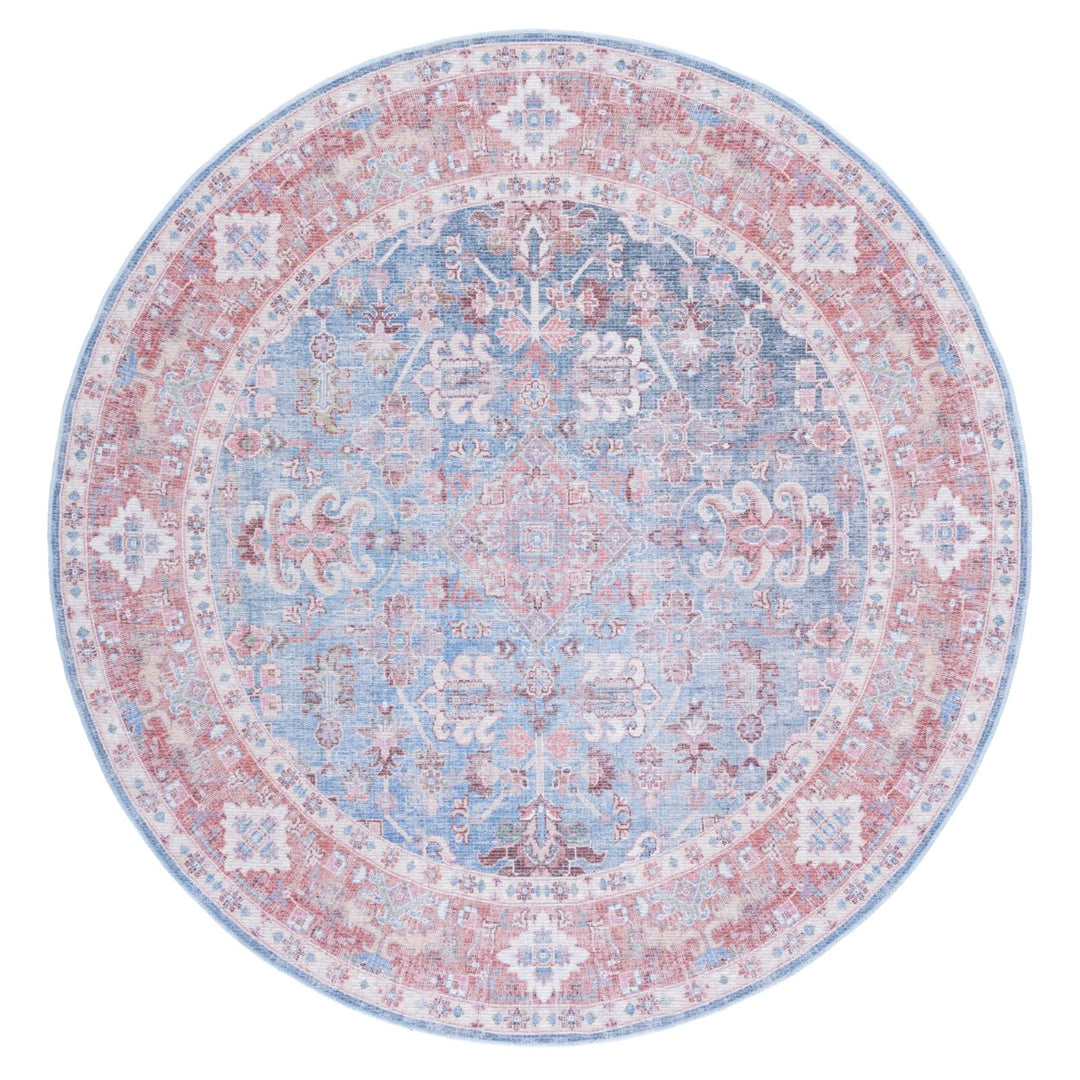 SAFAVIEH Serapi Collection SEP515M Blue / Rust Rug Image 4