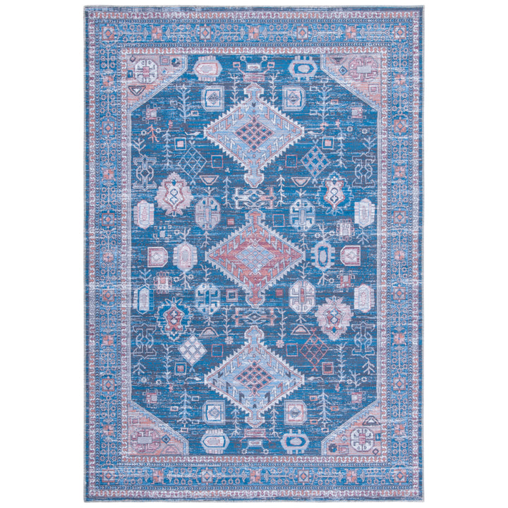 SAFAVIEH Serapi Collection SEP513M Blue / Ivory Rug Image 1