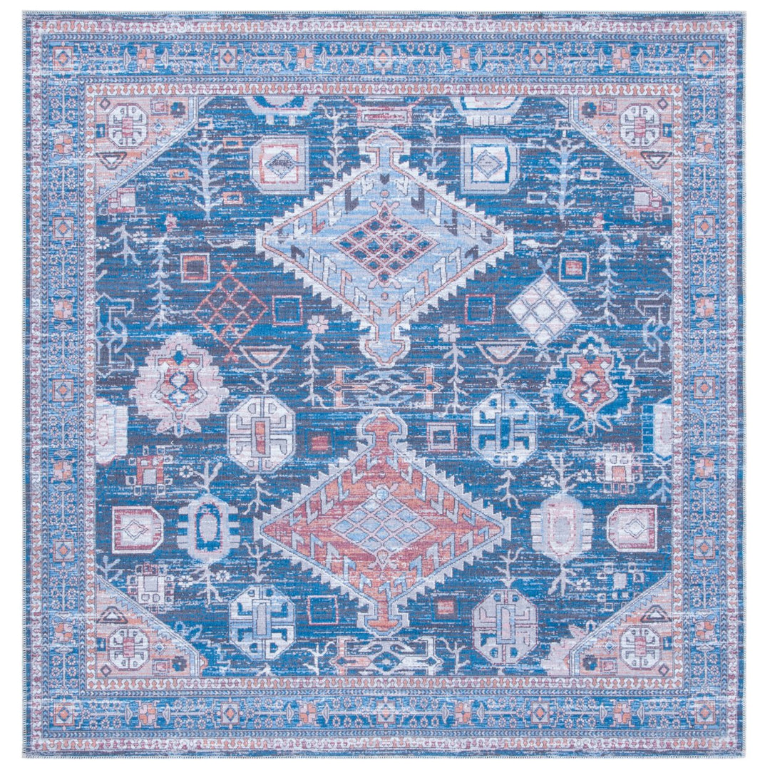 SAFAVIEH Serapi Collection SEP513M Blue / Ivory Rug Image 4