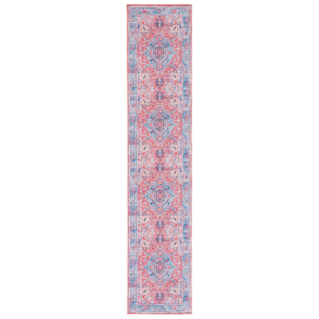 SAFAVIEH Serapi Collection SEP518J Light Blue / Red Rug Image 6