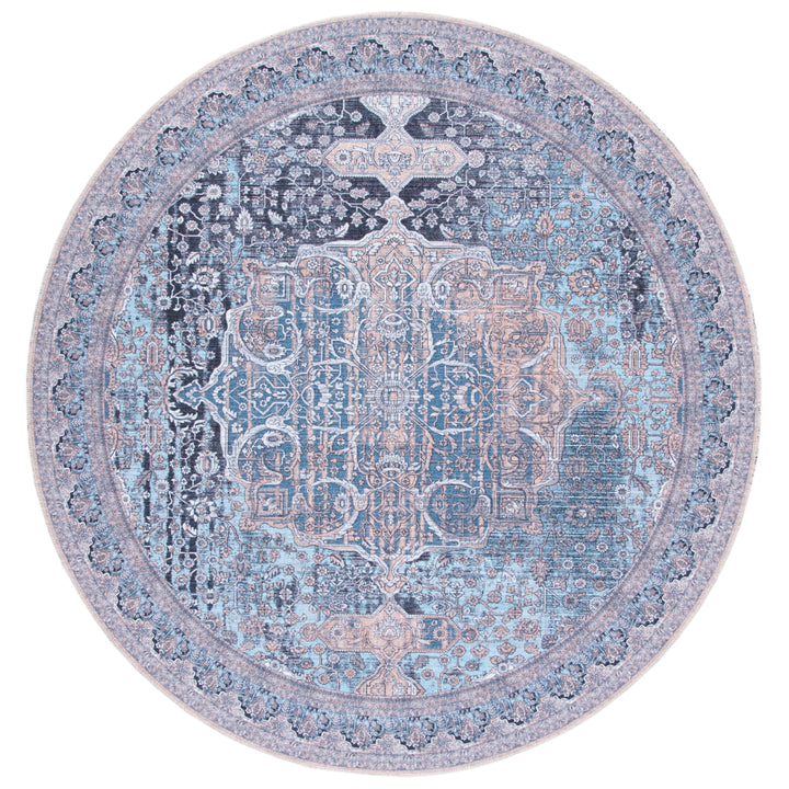 SAFAVIEH Serapi Collection SEP532A Ivory / Light Blue Rug Image 4