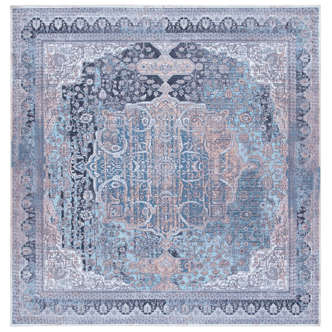 SAFAVIEH Serapi Collection SEP532A Ivory / Light Blue Rug Image 1