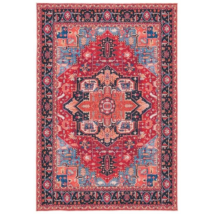 SAFAVIEH Serapi Collection SEP534Q Red / Blue Rug Image 3