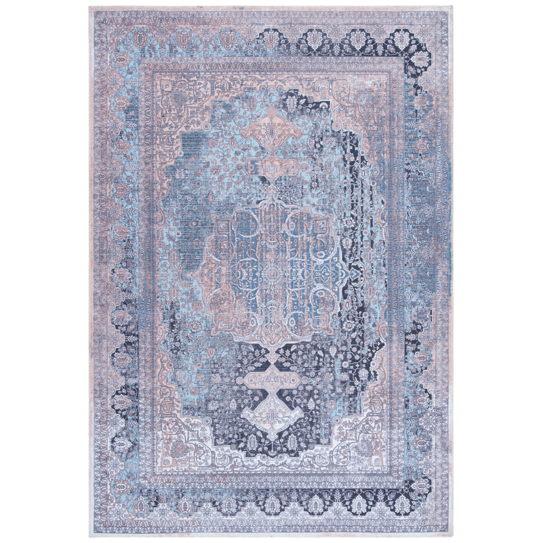 SAFAVIEH Serapi Collection SEP532A Ivory / Light Blue Rug Image 10