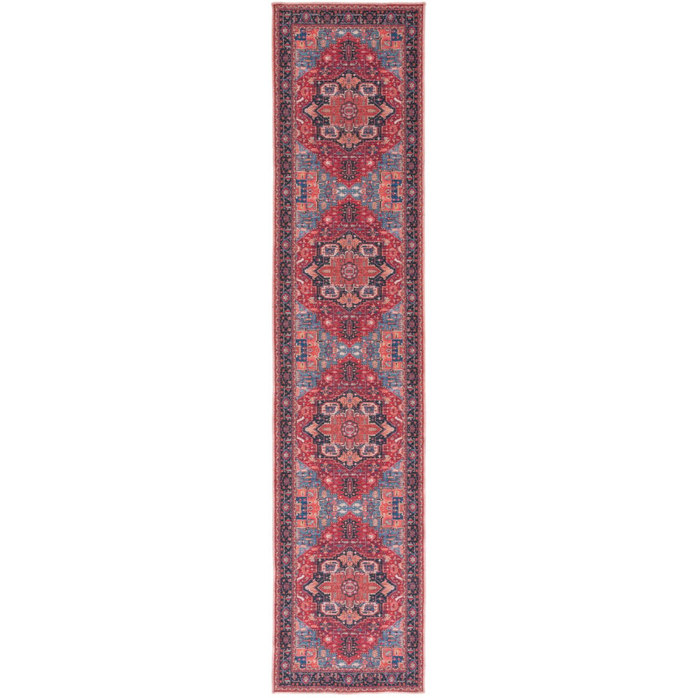 SAFAVIEH Serapi Collection SEP534Q Red / Blue Rug Image 2