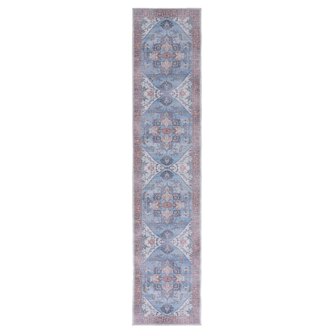 SAFAVIEH Serapi Collection SEP537M Blue / Ivory Rug Image 4