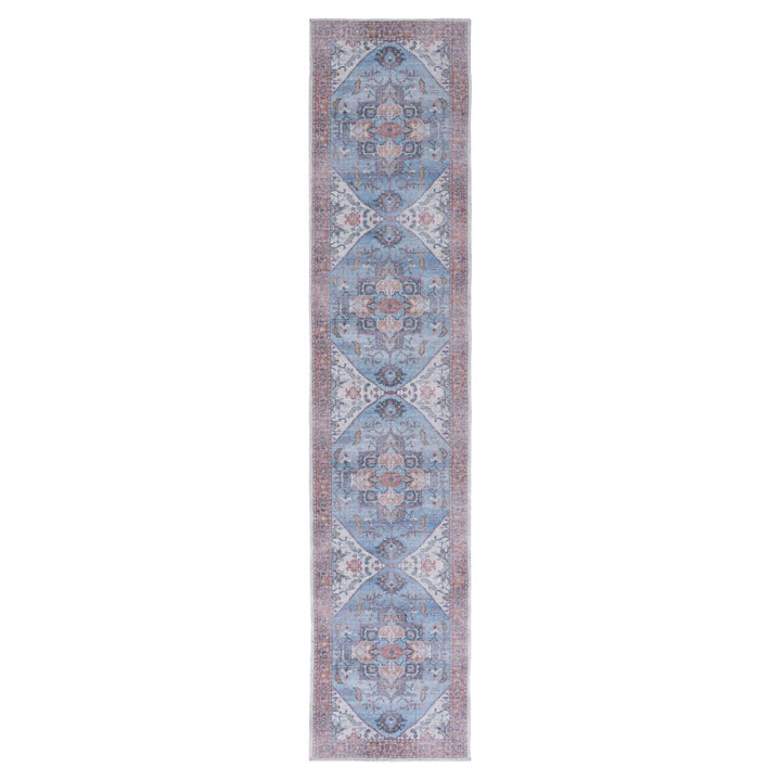 SAFAVIEH Serapi Collection SEP537M Blue / Ivory Rug Image 4