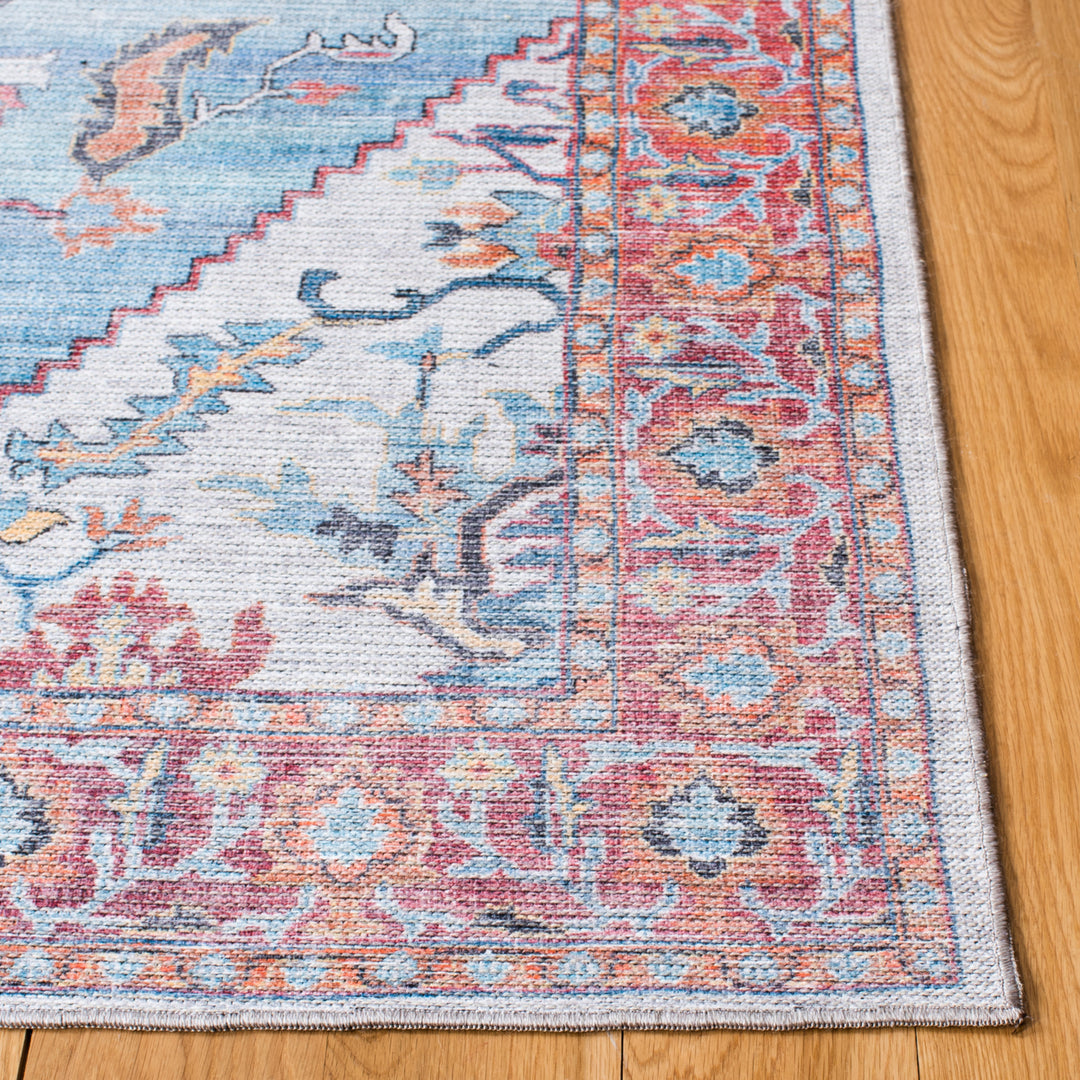 SAFAVIEH Serapi Collection SEP537M Blue / Ivory Rug Image 6