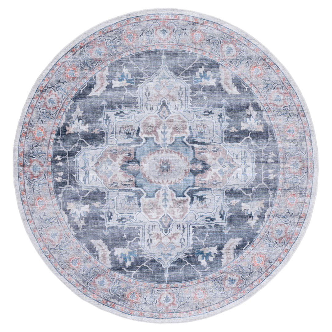 SAFAVIEH Serapi Collection SEP537H Charcoal / Ivory Rug Image 4