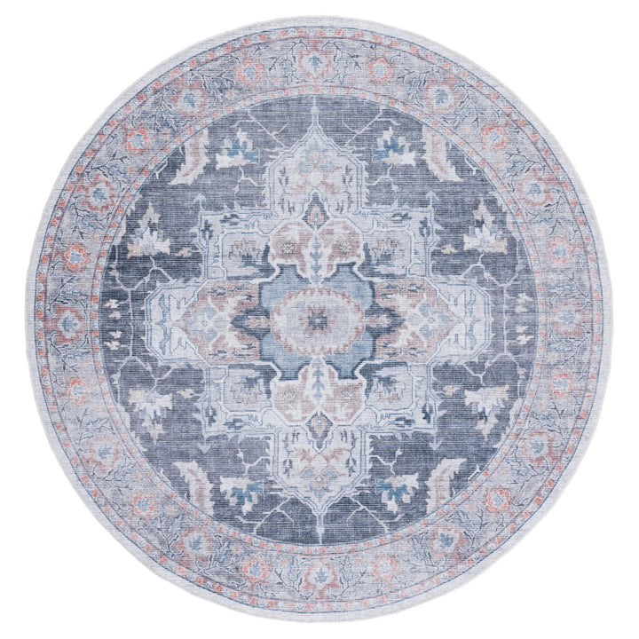 SAFAVIEH Serapi Collection SEP537H Charcoal / Ivory Rug Image 1