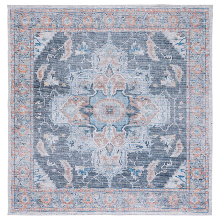 SAFAVIEH Serapi Collection SEP537H Charcoal / Ivory Rug Image 6