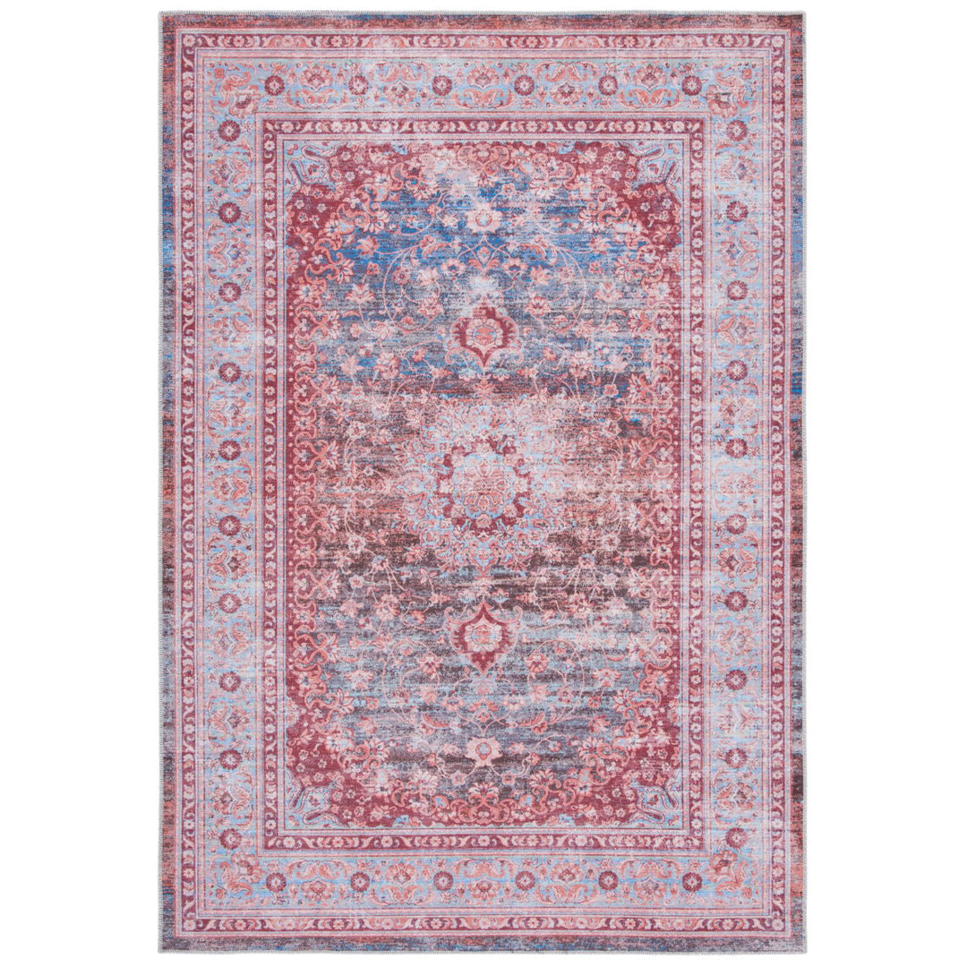 SAFAVIEH Serapi Collection SEP550K Light Blue / Red Rug Image 1