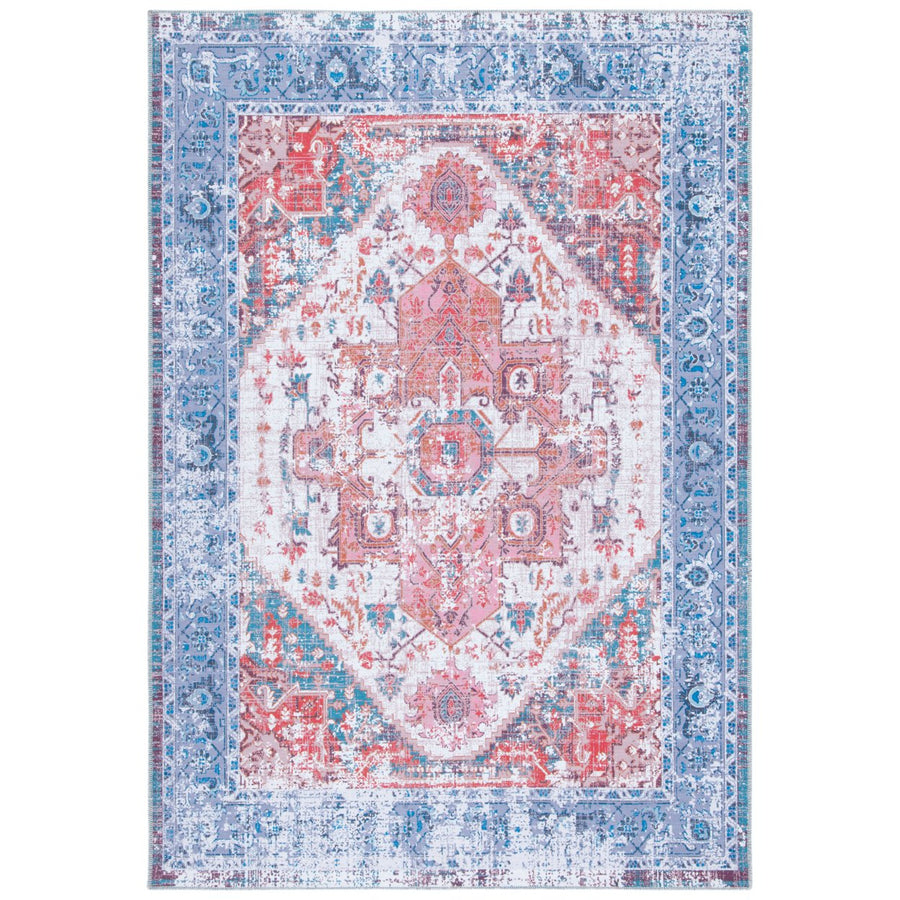 SAFAVIEH Serapi Collection SEP553P Rust / Blue Rug Image 1