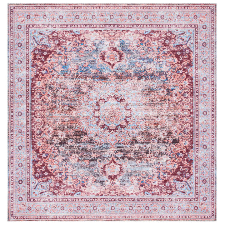 SAFAVIEH Serapi Collection SEP550K Light Blue / Red Rug Image 9