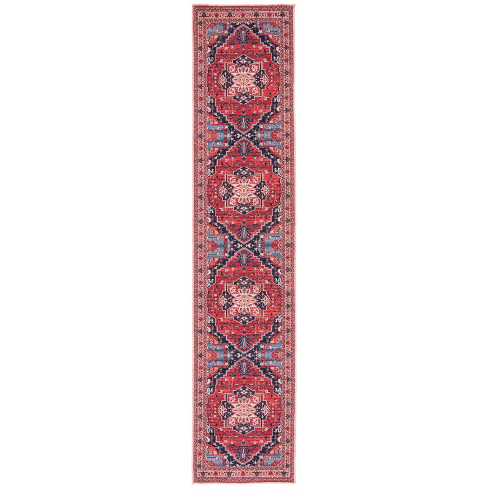 SAFAVIEH Serapi Collection SEP557Q Red / Beige Rug Image 2