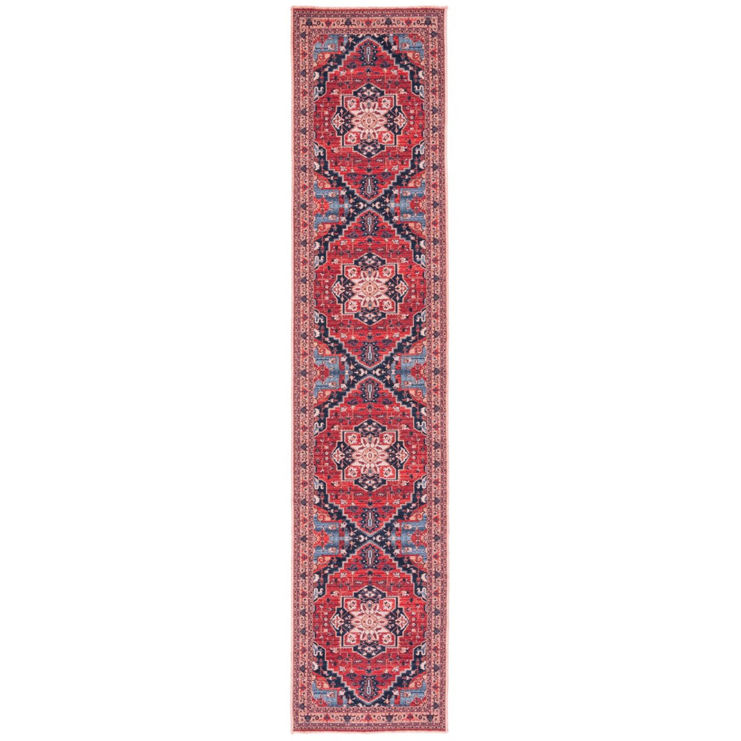 SAFAVIEH Serapi Collection SEP557Q Red / Beige Rug Image 2