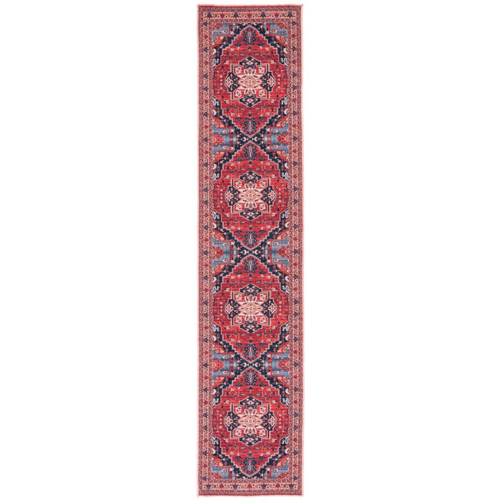 SAFAVIEH Serapi Collection SEP557Q Red / Beige Rug Image 1