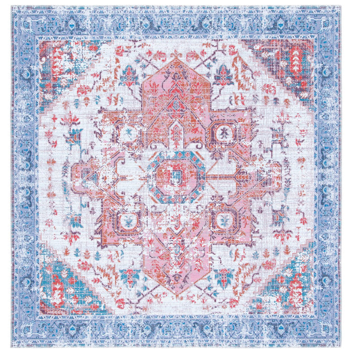 SAFAVIEH Serapi Collection SEP553P Rust / Blue Rug Image 8