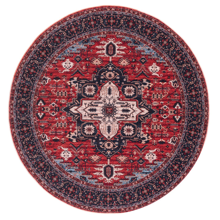 SAFAVIEH SEP560Q Serapi Red / Navy Image 4