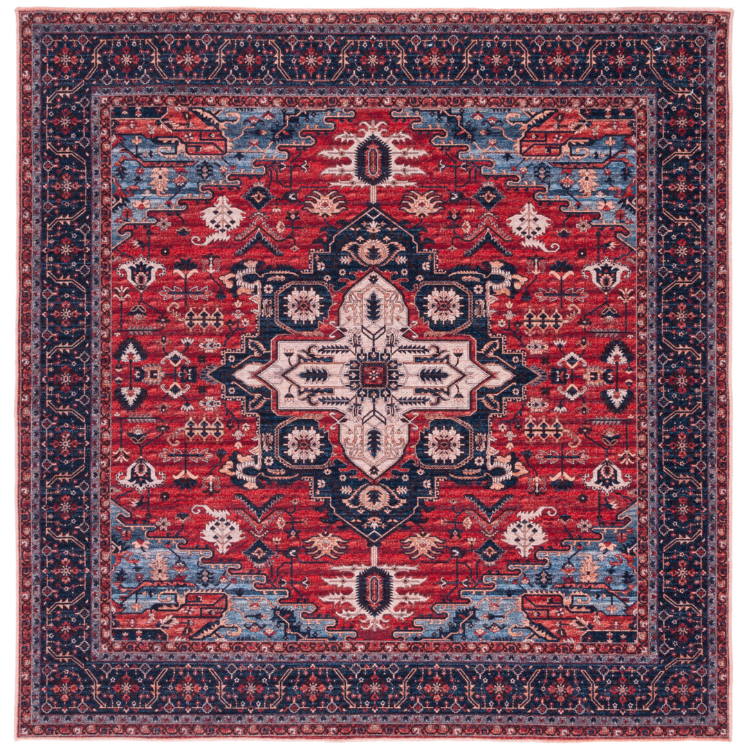 SAFAVIEH SEP560Q Serapi Red / Navy Image 5