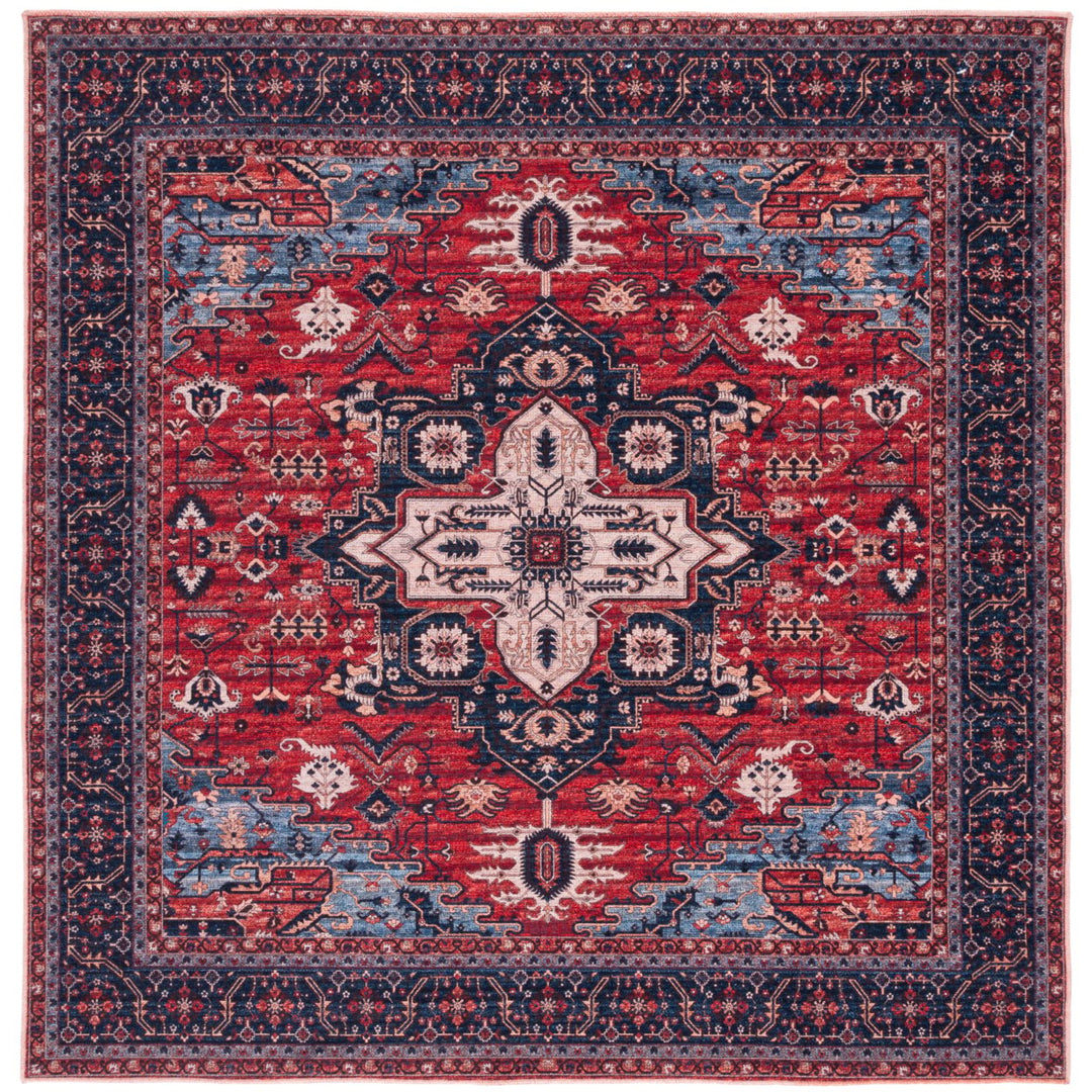 SAFAVIEH SEP560Q Serapi Red / Navy Image 1