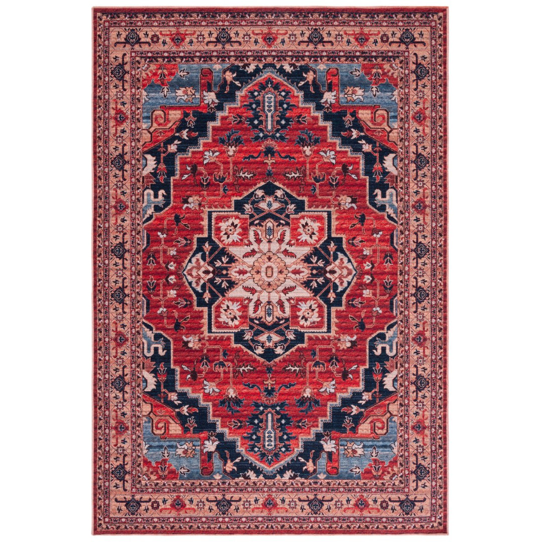 SAFAVIEH Serapi Collection SEP557Q Red / Beige Rug Image 3