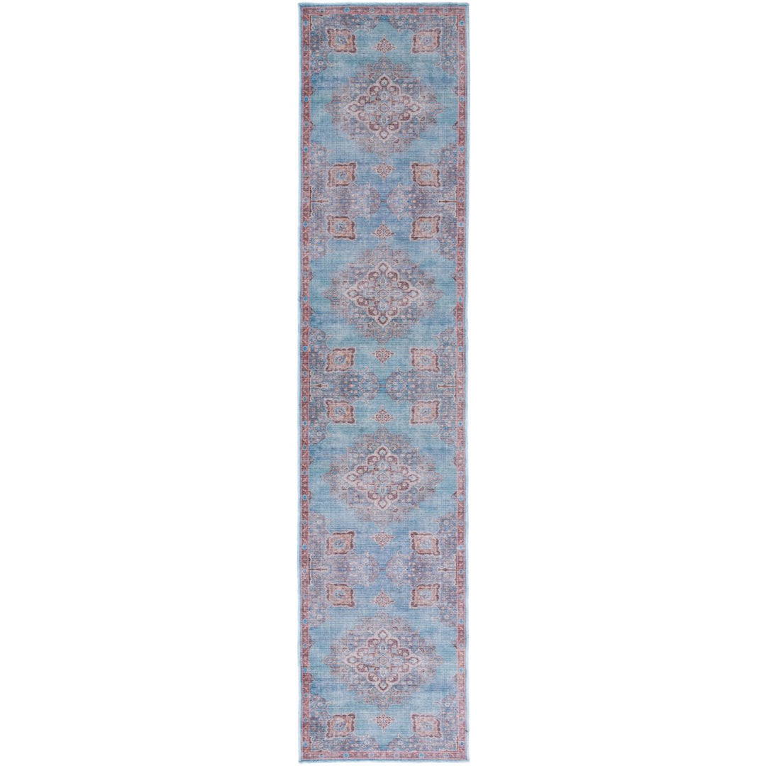 SAFAVIEH Serapi Collection SEP580M Blue / Brown Rug Image 5