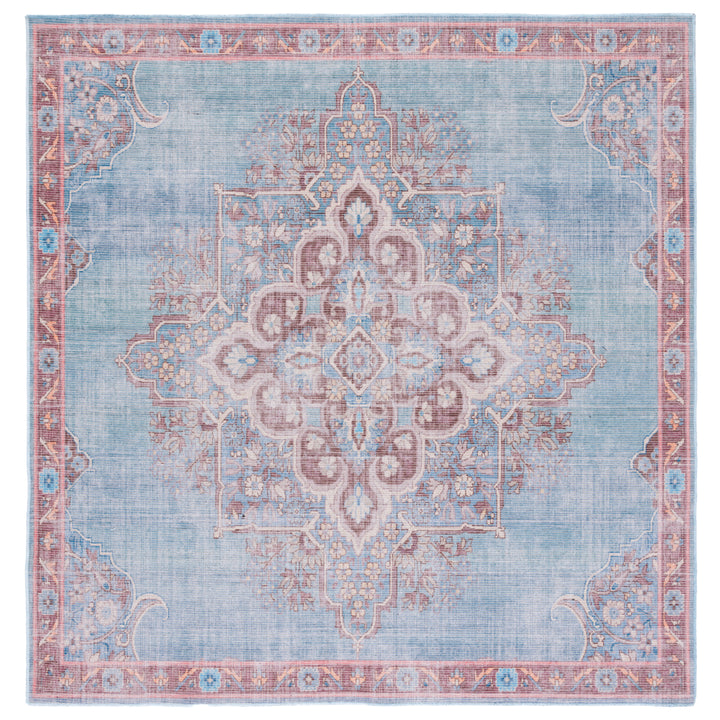 SAFAVIEH Serapi Collection SEP580M Blue / Brown Rug Image 6