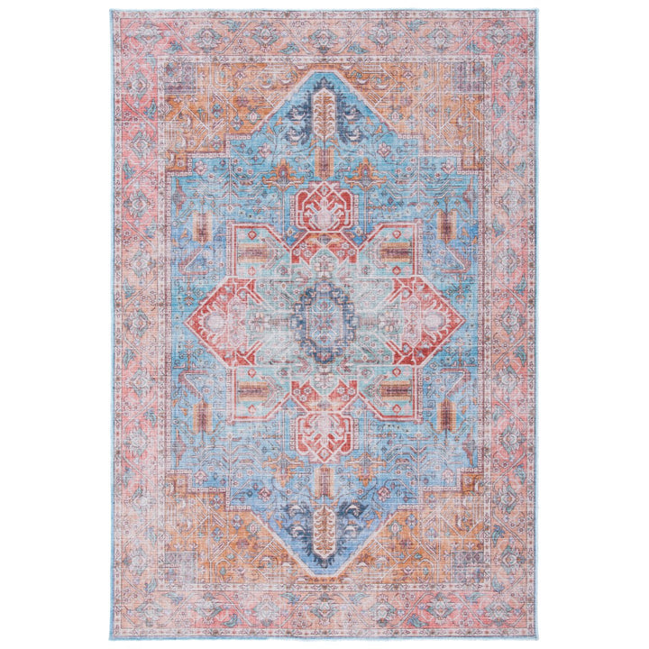 SAFAVIEH Serapi Collection SEP582M Blue / Rust Rug Image 1