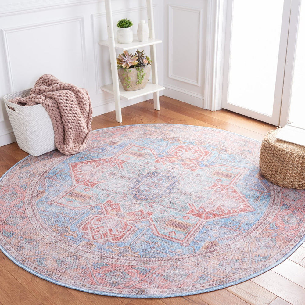 SAFAVIEH Serapi Collection SEP582M Blue / Rust Rug Image 2