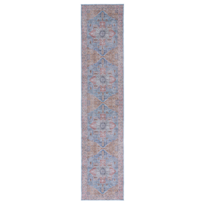 SAFAVIEH Serapi Collection SEP582M Blue / Rust Rug Image 5