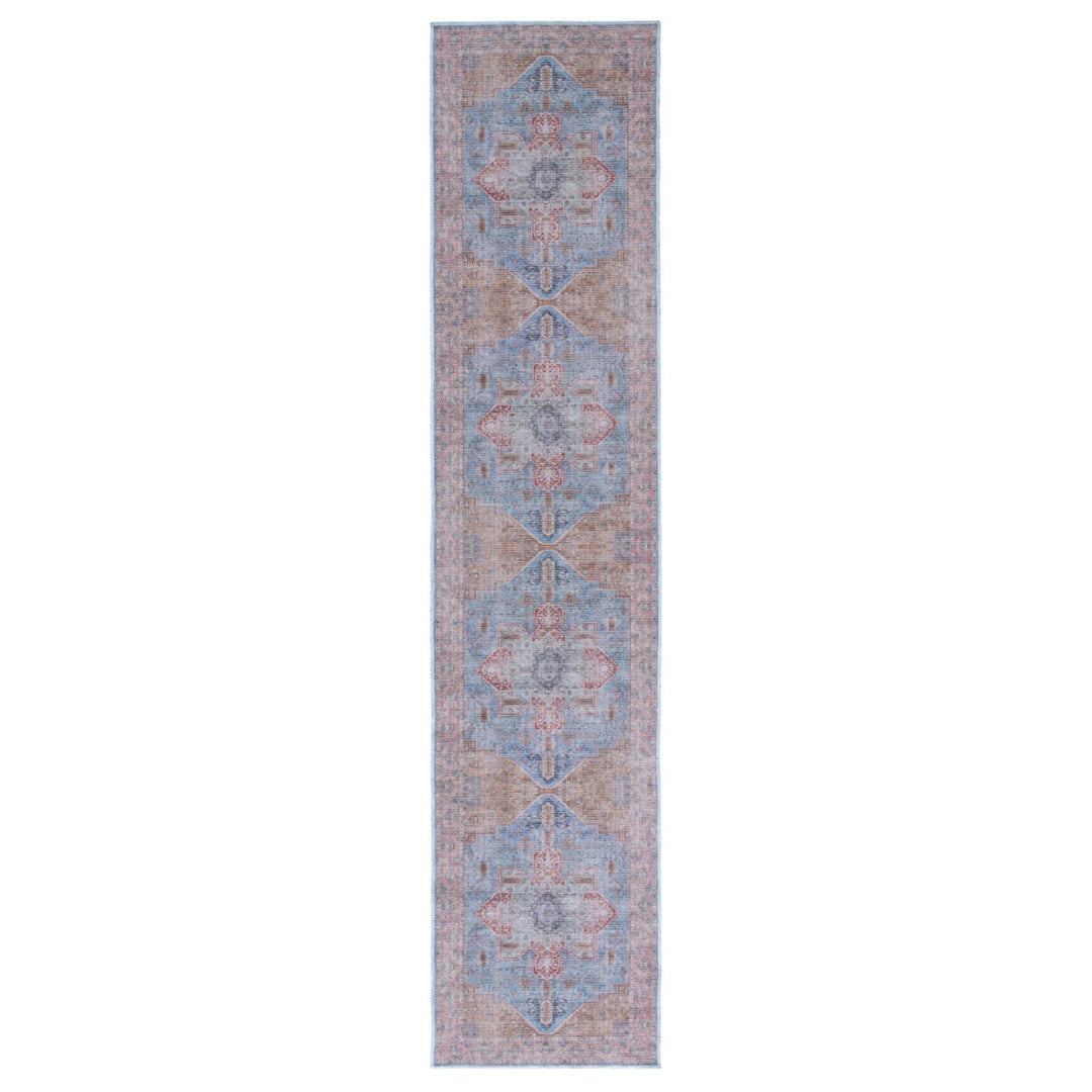 SAFAVIEH Serapi Collection SEP582M Blue / Rust Rug Image 1